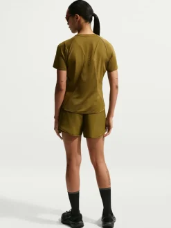 Vert olive flak - Short de running Nike Tempo Dri-FIT Mid Rise 3