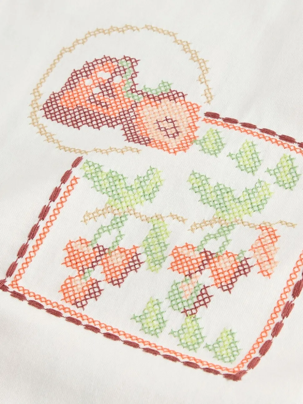 vert/rose - T-shirt de plage imprimé graphique
