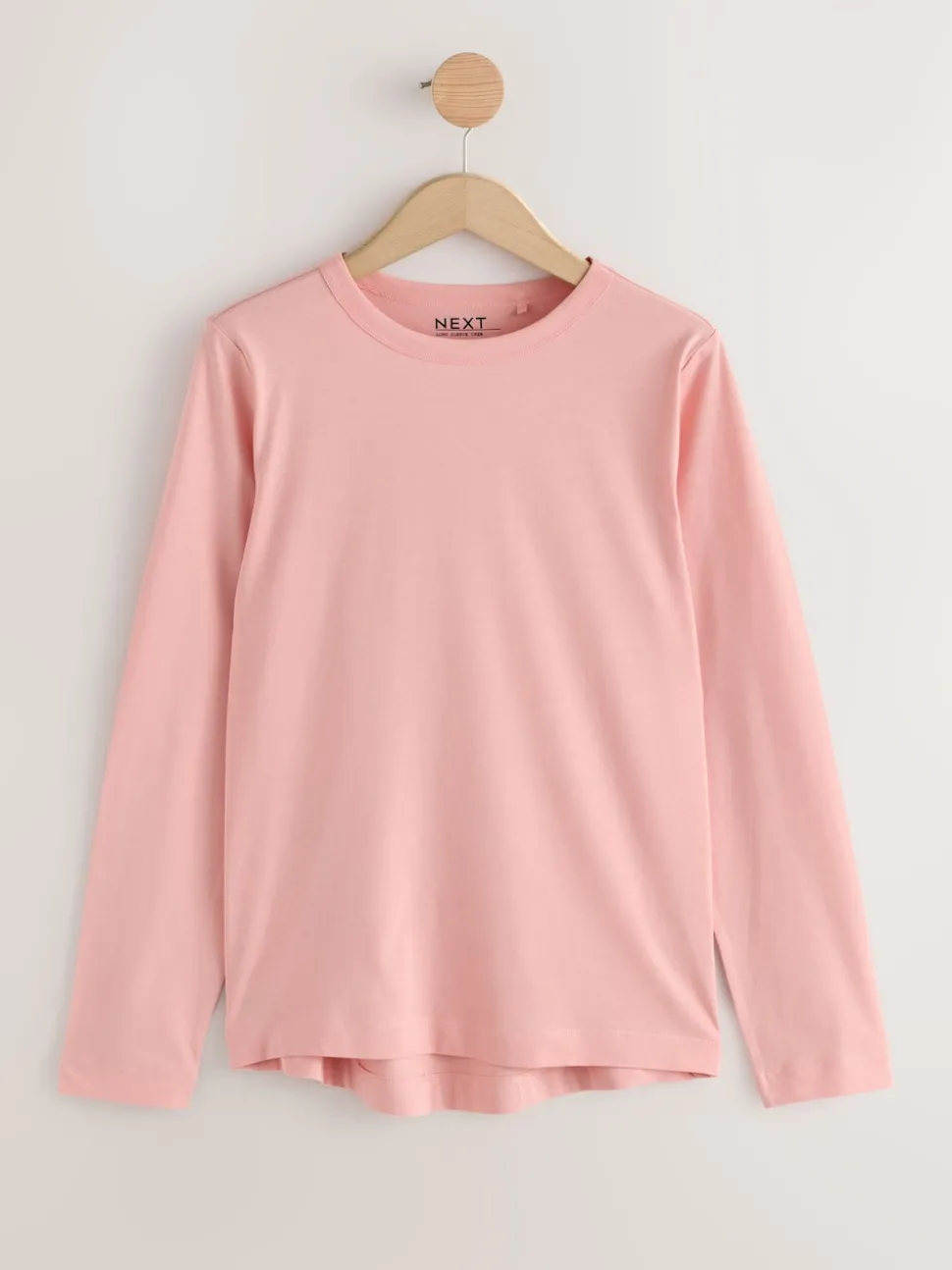 Vert/violet/bleu/écru/rose - T-shirt à manches longues en coton 100% 5 Pack