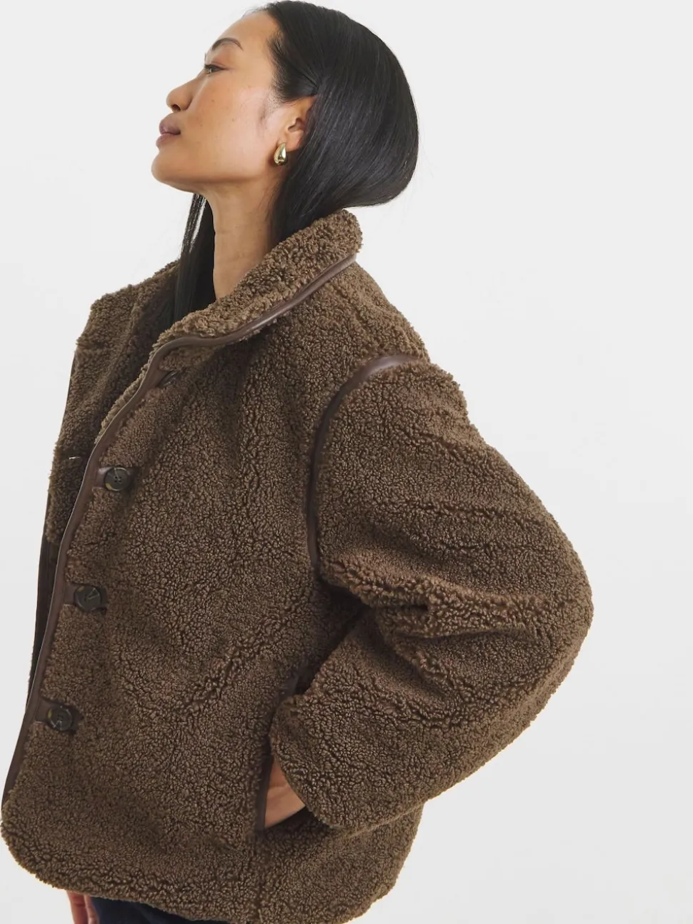 Veste JD Williams en peau de mouton en peluche