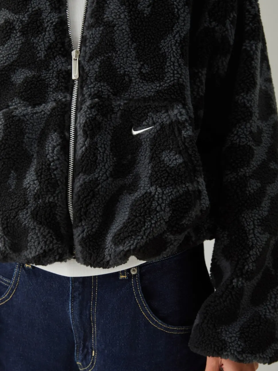 Veste oversize en polaire Nike Sportswear à poils hauts