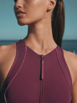 Vin de baies - Maillot de bain Active à col montant avec contrôle du ventre