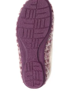 Violet - Chaussons Jones Bootmaker doublés de fausse fourrure