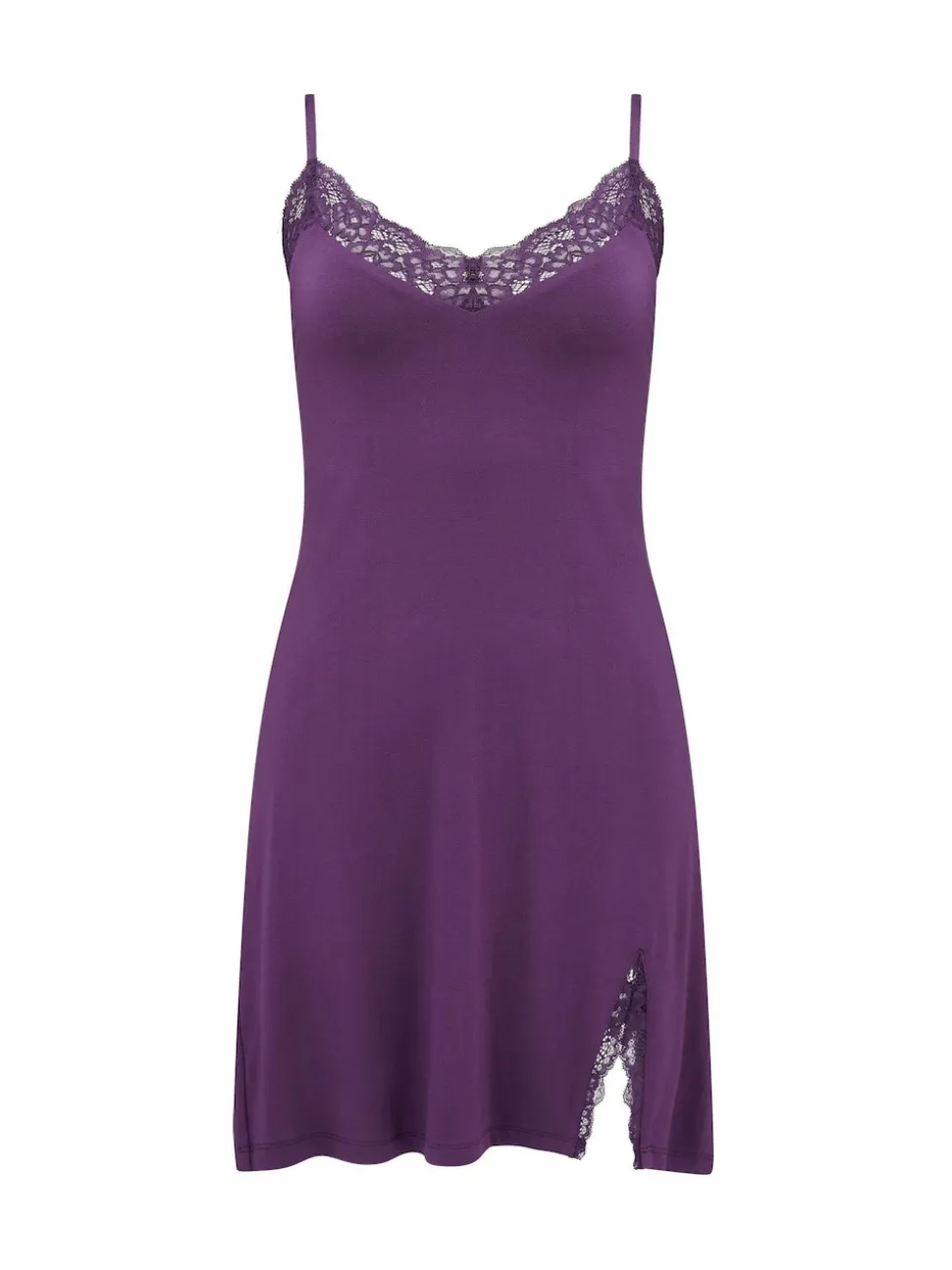 Violet - Chemise Pour Moi Sofa Loves Dentelle support caché en jersey fendu