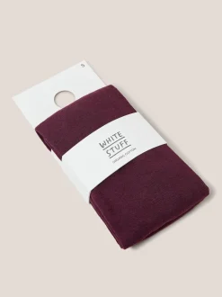 Violet - Collants White Stuff Patty unis