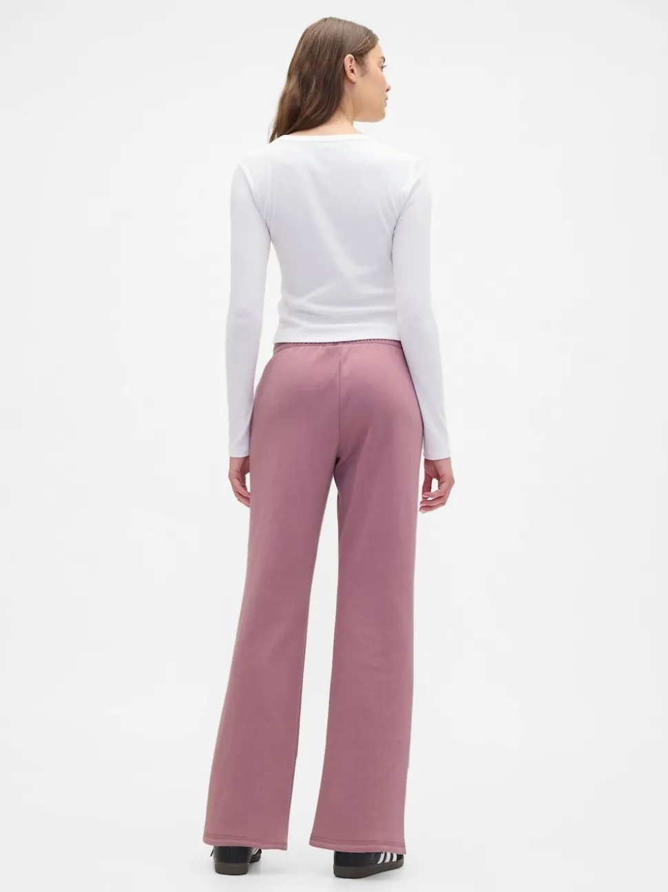 Violet - Jogging Gap droit à logo