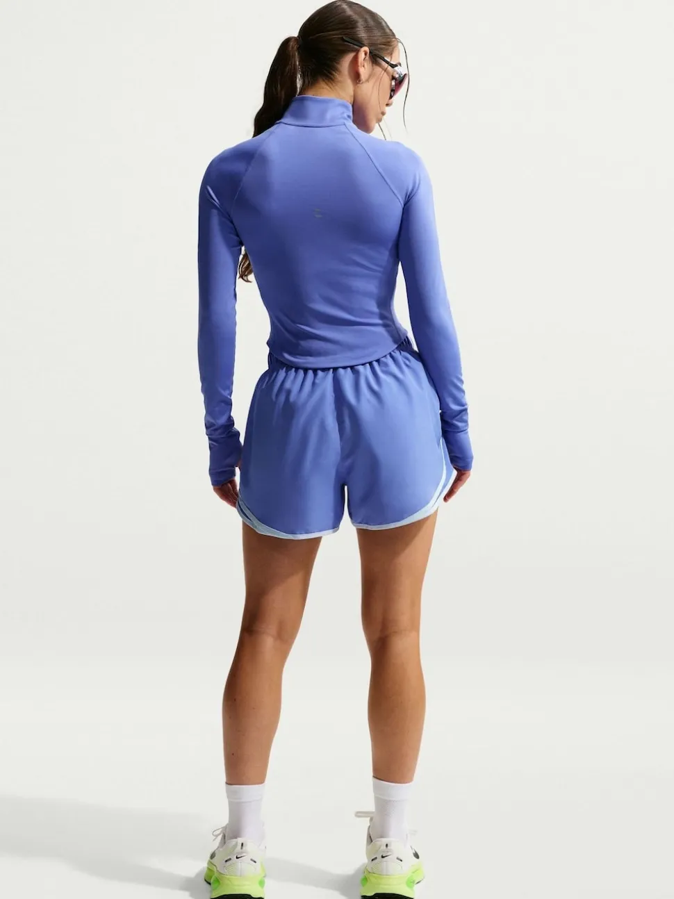 Violet - Short de running Nike Tempo Dri-FIT Mid Rise 3