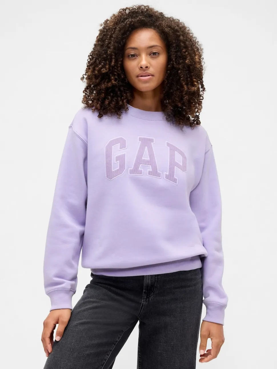 Violet - Sweat Gap décontracté à logo