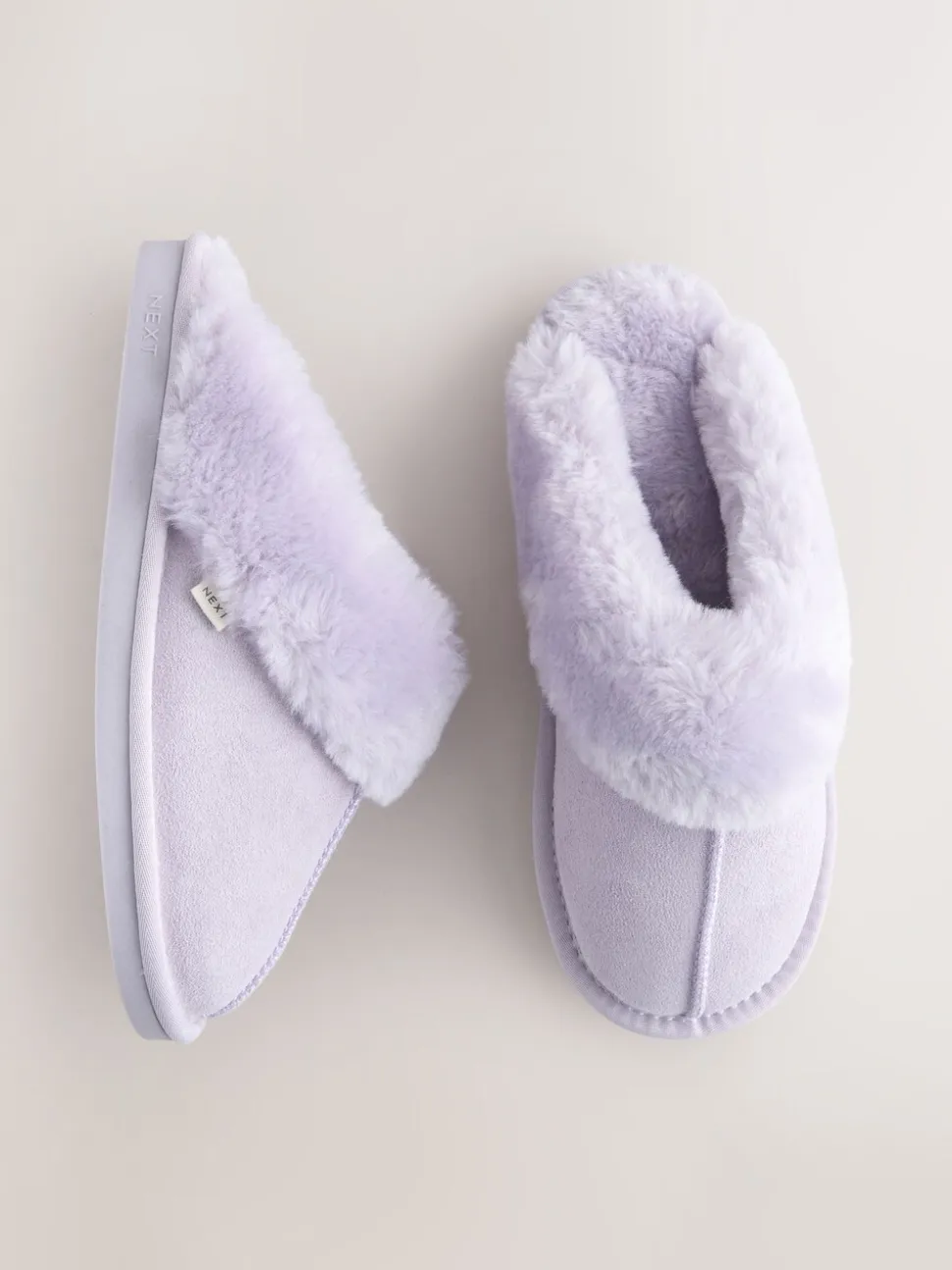 Violet lilas - Faux Fur Mule Slippers