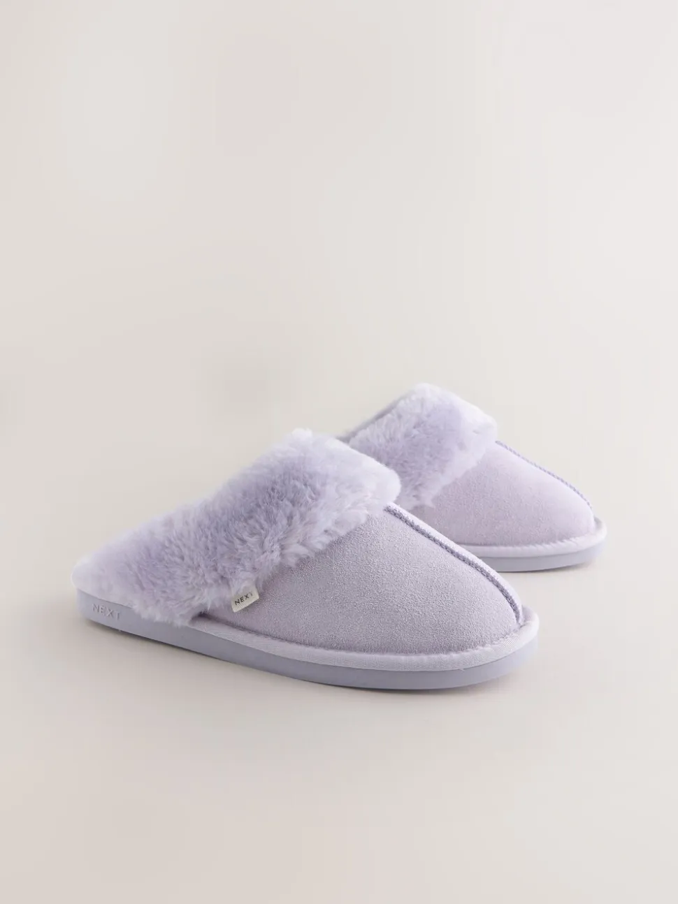 Violet lilas - Faux Fur Mule Slippers