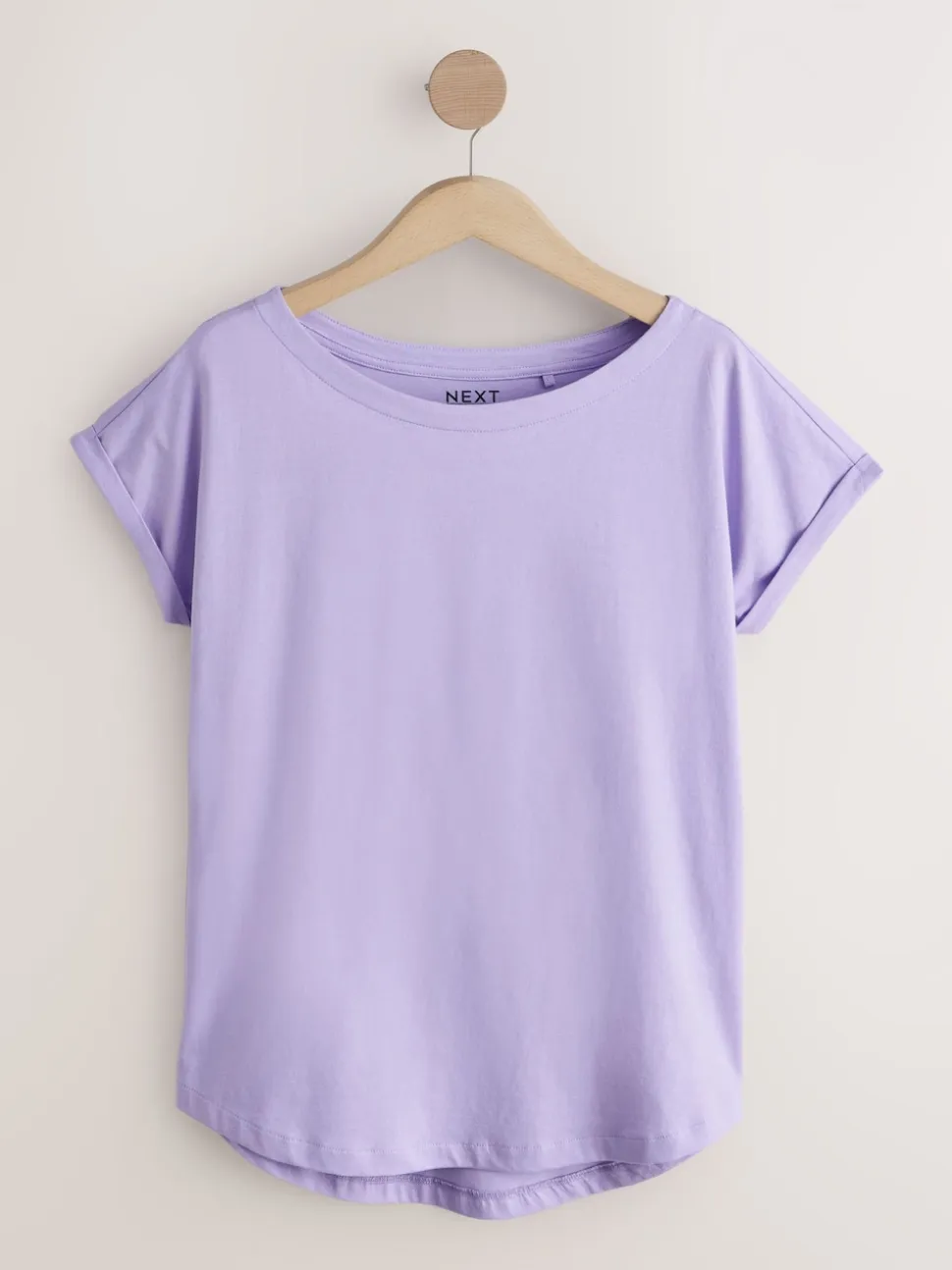 Violet/bleu/jaune beurré/rose/blanc - Lot de 5 T-shirts à mancherons
