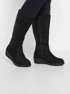 Yours Curve Extra Coupe large Slouch Knee Bottes