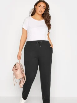 Yours Curve Jogging jambes droites
