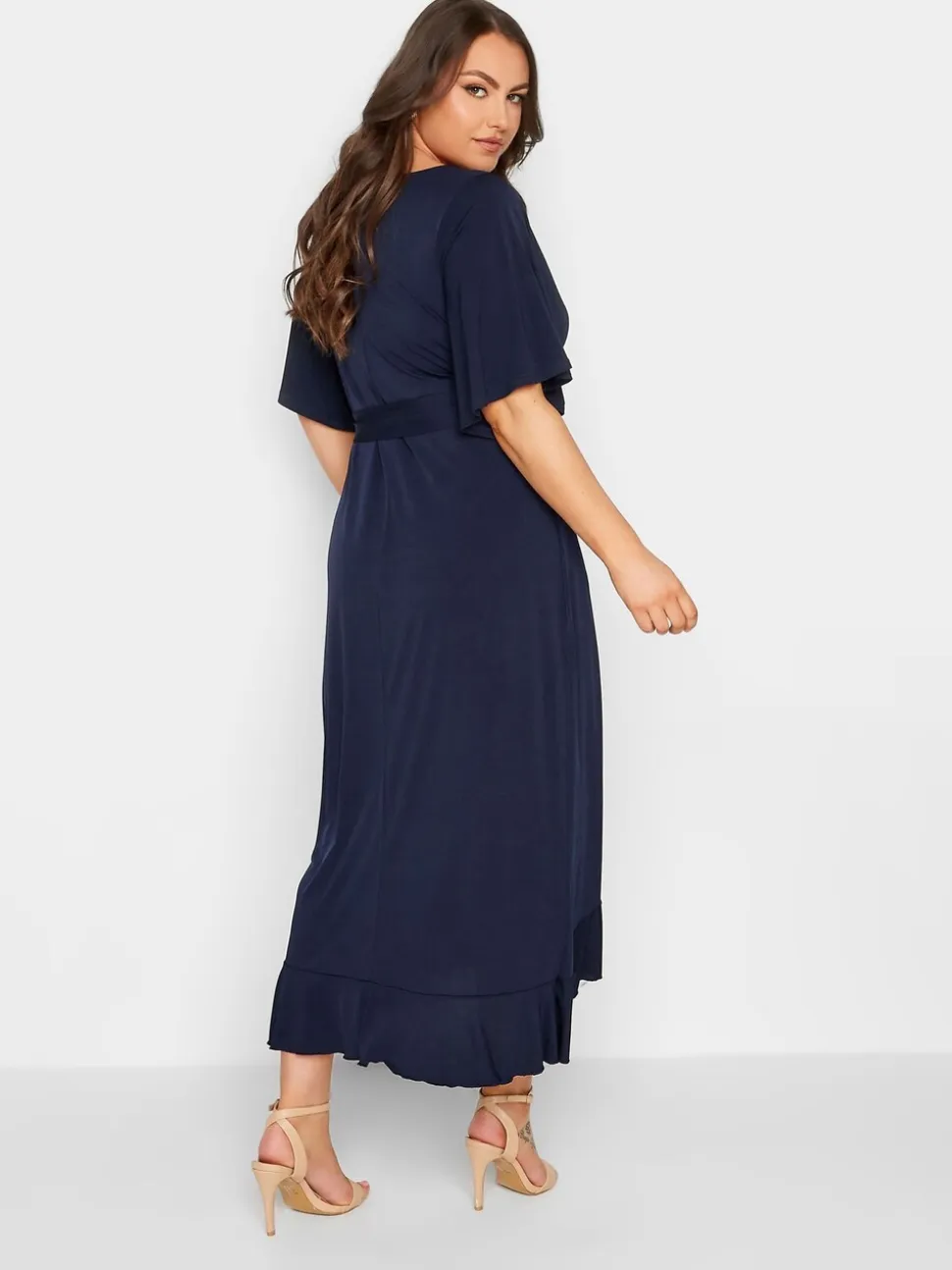 Yours Curve London Robe portefeuille Volant