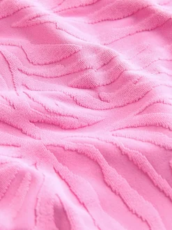Zèbre rose texturé - Bas de bikini